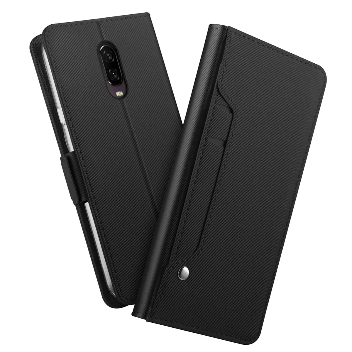 

for Meizu Note 9 Case PU Leather Wallet Case Flip Kickstand Cover with Mirror and Card Slots Function Fundas for Meizu Note 9