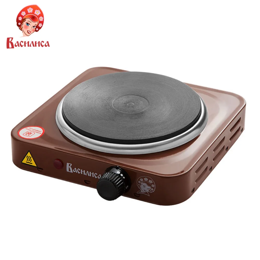 Электрическая плита "ВАСИЛИСА" ВА-904 диск одноконфорочная коричневый