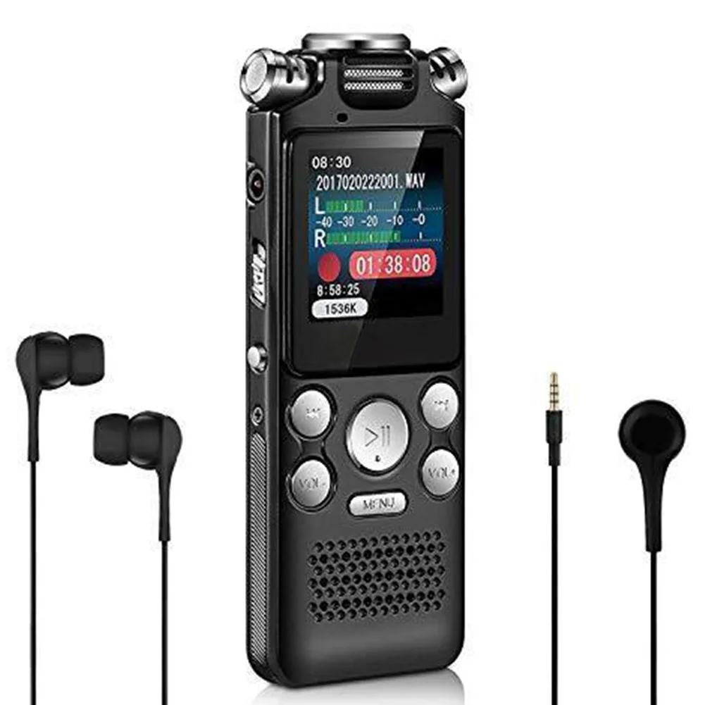 Dictaphone Noise Reduction Voice Recorder Portable USB Charging Two-way Micro Lossless Mini Digital A-B Repeat Voice Recorder #