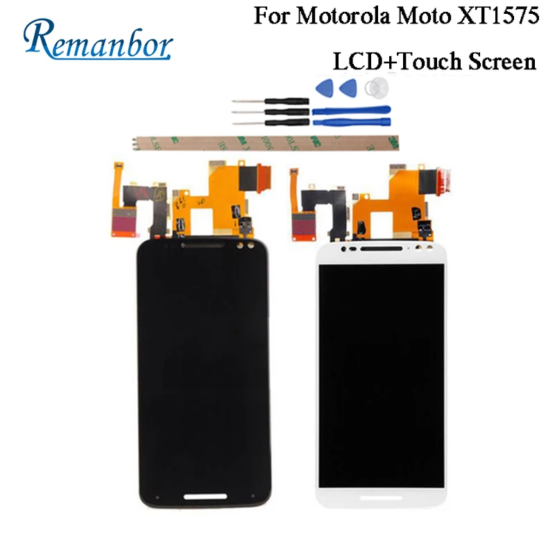 

Remanbor For Motorola Moto X Style Xt1575 Xt1572 Xt1570 LCD Display And Touch Screen Repair Parts Digital Accessory With Tools