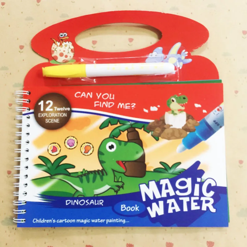 1PCS 22x21cm Animals Water Drawing Book N 1 Magic Pen Water Coloring Writing Board Doodle Mat For Kids Educational Learning Toys 1PCS 22x21cm Animals Water Drawing Book N 1 Magic Pen Water Coloring Writing Board Doodle Mat For Kids Educational Learning Toys