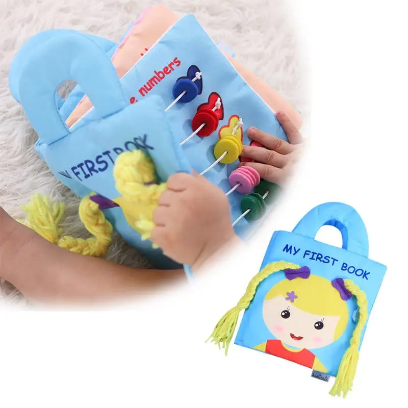 

1PCS Baby Soft Cloth Book Toys For Kids 0 12 Months Newborn Story Activity Quiet Fabric Fancy Books For Babies Education Book