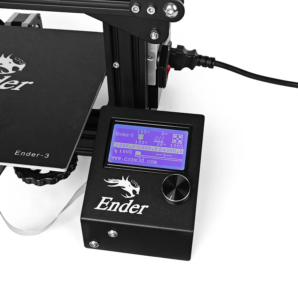 Creality3D Ender 3 3d Принтер Высокоточный принтер DIY набор стальная рамка ЖК дисплей