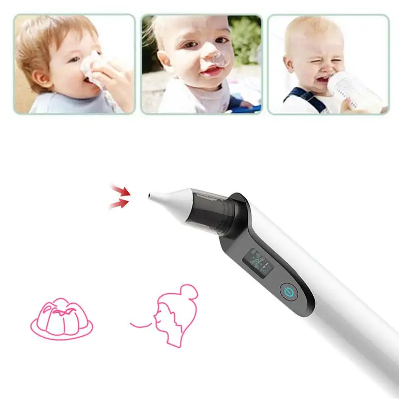  Nasal Aspirator Baby Electric Nasal Aspirator Newborn Baby Nose Cleaner Adult Blackhead Remover Bab