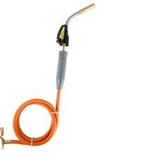 Горелка для МАПП газа газовый сварочный фонарь самозажигание 1,5 м(5 футов) шланг газовая пайка горелка пайка закалка барбекю горелка CE HVAC/R ручной фонарь