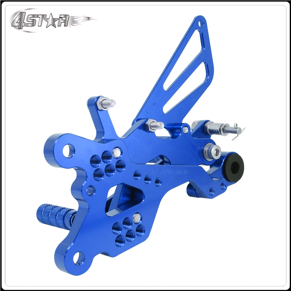 Мотоцикл CNC Алюминиевые Регулируемые Подножки для ног педали YAMAHA YZFR6 YZF R6 2006