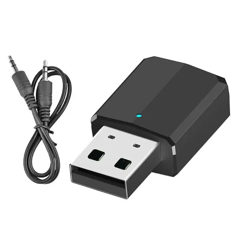 

Portable 2 in 1 Wireless Bluetooth 5.0 Transmitter Receiver 3.5mm AUX Stereo Adapter BT5.0 A2DP AVRCP Receiver Mode Transmitter