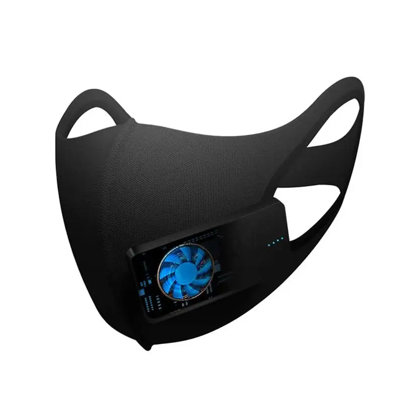 

Winter Dust Proof Masks Half Face Mouth Breathable Smart Mask with Valve Filter Resist Dusts Germs Allergies PM2.5
