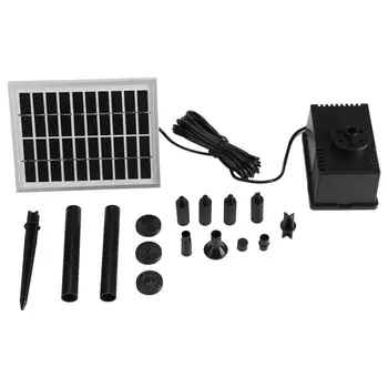 

New 1 .8w 9v Solar Fountain Water Pump Brushless Pump Cycle Pond Fountain Rockery Fountain Pump