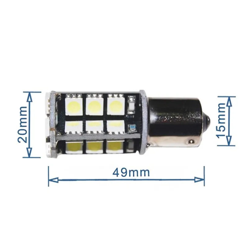 CLAITE DC12V энергосберегающие 1157 BAY15D 30SMD 5050 Canbus Error Free светодиодный белый автомобиль