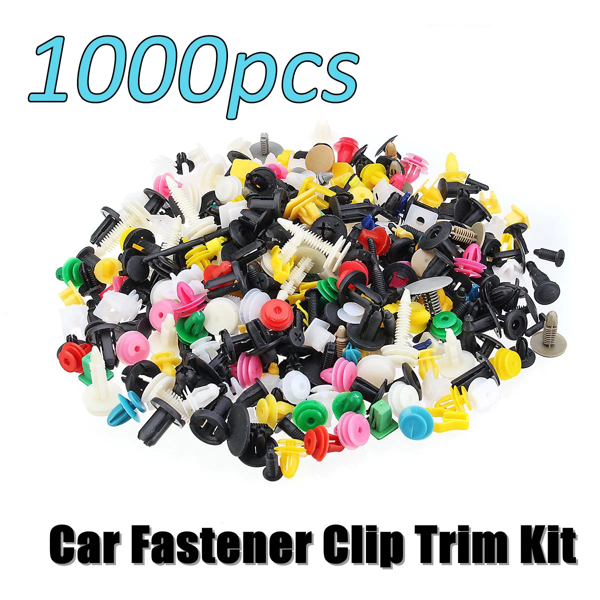  500Pcs Universal Mixed Auto Fastener Car Bumper Clips Retainer Push Engine Cover Car Fastener Rivet