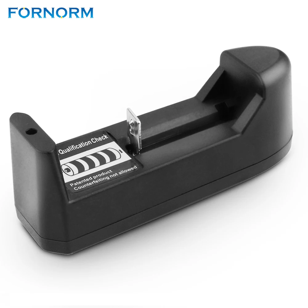 

FORNORM EU Plug 18650 Battery Charge 26650 18650 Auto Off Battery Universal Charging for DC3.6V/3.7V Li-Ion Batteries Charger