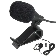 CLAITE портативный Проводной 3,5 мм клип-на лацкане автомобильный аудио микрофон Микрофон Стерео внешний микрофон для ПК динамик мини