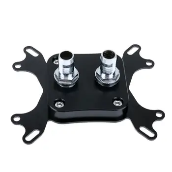 

POM CPU Water Cooling Block Nickel Plated Copper Base Inner Channel For Intel 775/1150/1155/1156/1366, AMD AM2/AM3/AM3+