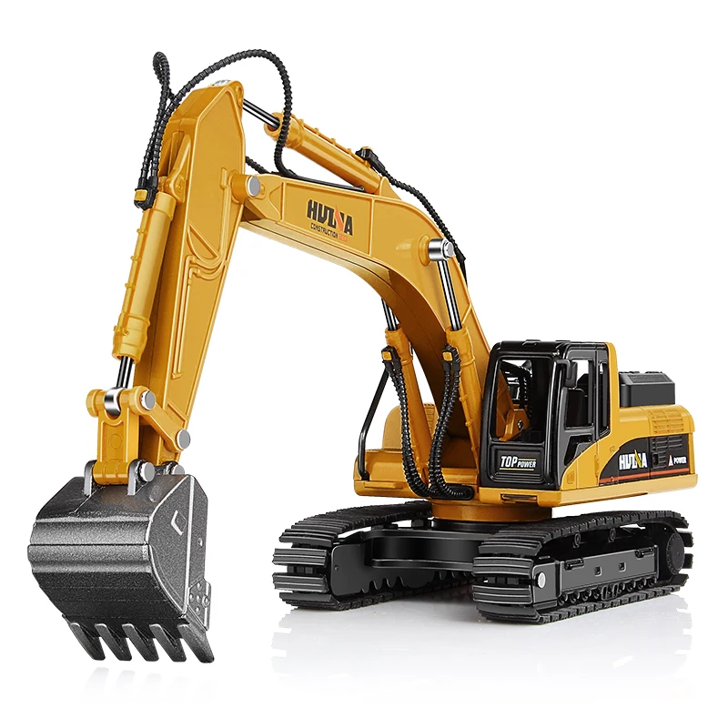 

HUINA 1:50 Alloy Truck Excavator Car Hammer Vehicle Breaker Model Diecast Engineering Car Model For Kids Toys Gift