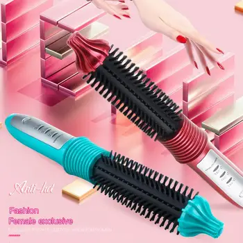 

Electric hair style variety of curly plywood dual-use curling iron anti-scalding inner ring buckle without injury hair curler