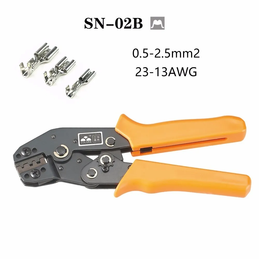 Free Shipping Crimp Pliers Crimping Tool Wiring Bare Insulation Ratchet Terminals Sn 01c 0725 02b 11011 02 06|Точильные камни| |