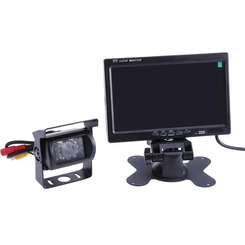 

Wireless Waterproof Vehicle Backup Camera Kit 7" HD Car Rear View Monitor Back Up Camera for RV Truck Trailer Camper Motorhome