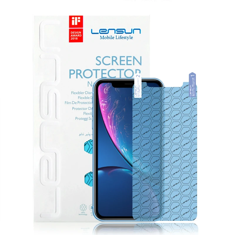 

LENSUN Nano Front Film For iPhone XR Screen Protector