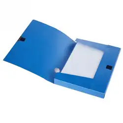 A4 Бизнес легкий файл поле 3,5 см/5,5 см Толщина Портативный синий файл Чехол для хранения PP Labelable Документ Организатор #17