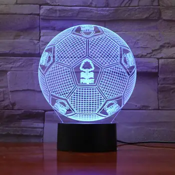 

AW-899 Football Soccer Team Logo 3D LED Lamp 7 Colors Changing Remote Touch Control USB Gift Epacket Fast Dropshipping Service
