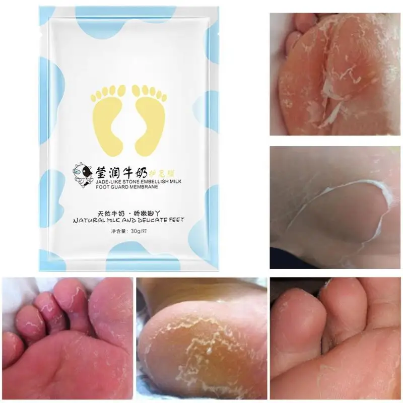 

2pc=1pair Exfoliating Foot Mask Hand Mask Pedicure Socks Exfoliation for Remove Dead Skin Foot Hand Care Tool