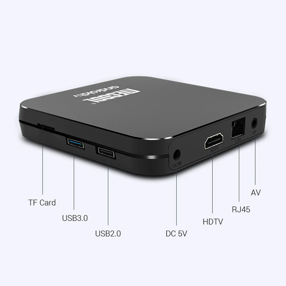 ТВ приставка MECOOL Smart Android 9 0 KM9 Pro Amlogic S905X2 4 Гб + 32 ГБ Двойной Wi Fi BT4.0 голосовое