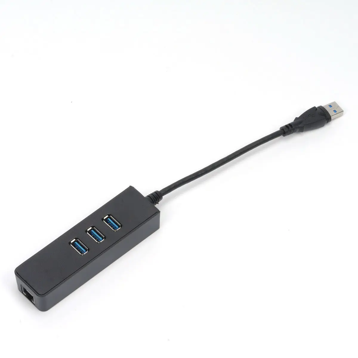 3 Порты и разъёмы USB 3,0 Gigabit Ethernet Lan RJ45 сетевой адаптер концентратора до 1000 Мбит/с ПК