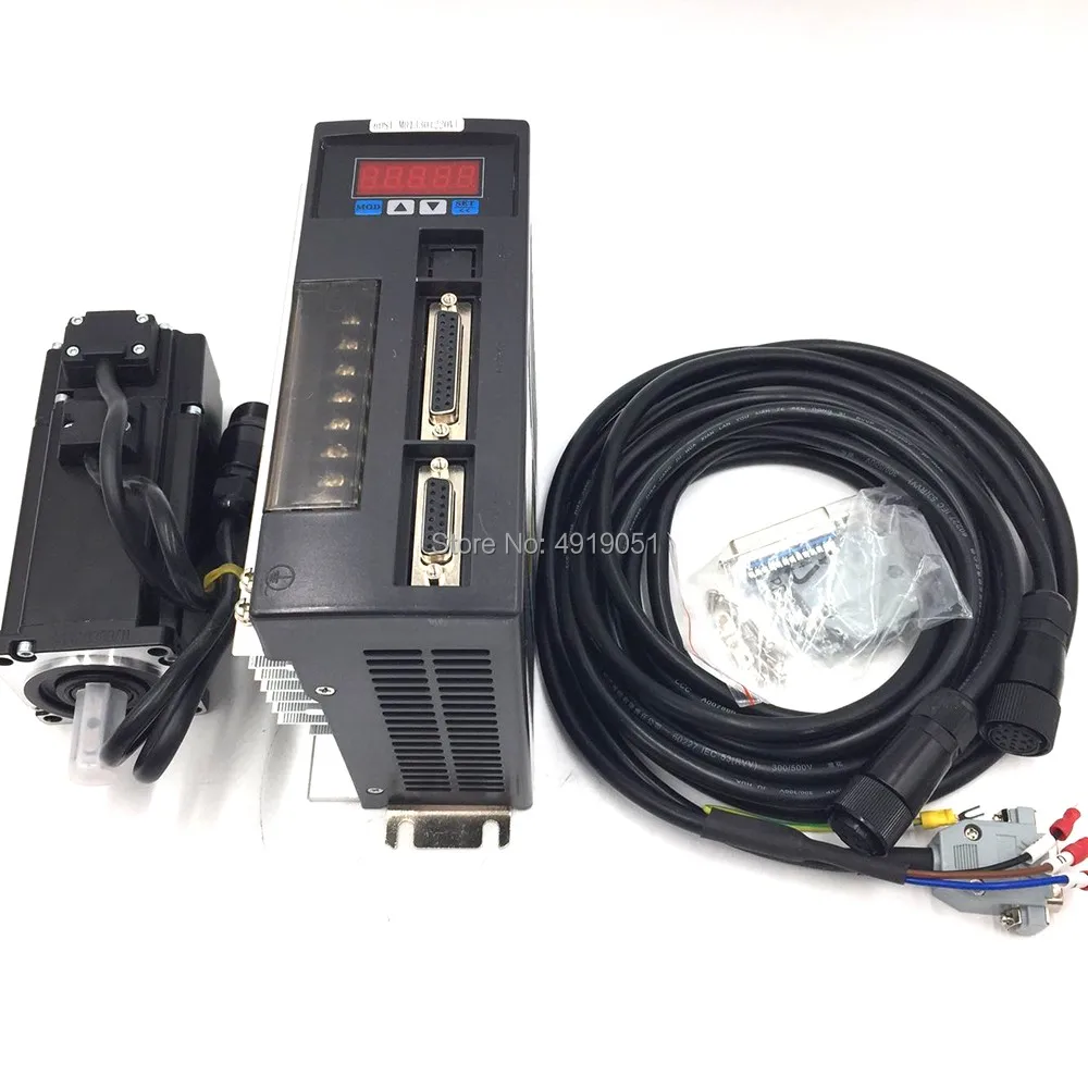 1.5KW 110 мм NEMA42 серводвигатель переменного тока + Привод комплекты 5NM 1500 w 220VAC 3000