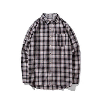 

2018 New Domineering Programmer Plaid Shirt Wild Casual Party Travel Play