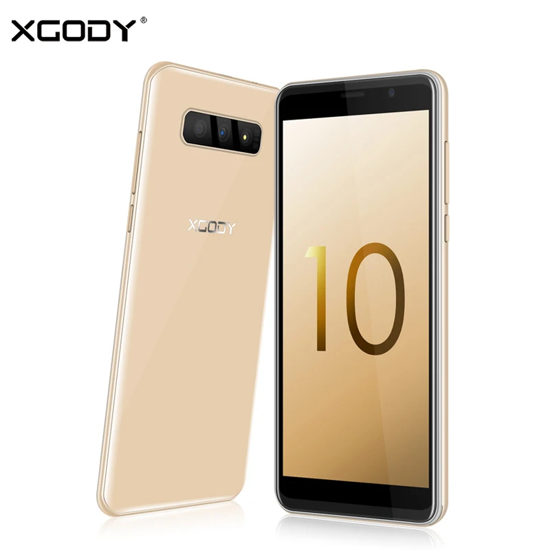 

XGODY S10 Smartphone Android 8.1 2GB 16GB 5.5 inch 18:9 Full Screen Mobile Phone MT6580 Quad Core Dual Sim 5MP 2500mAh Cellphone