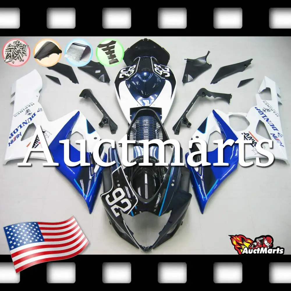 

For Suzuki GSXR 1000 GSX-R K5 05 06 2005 2006 Fairing Bodywork Plastics (P/N:2e47)