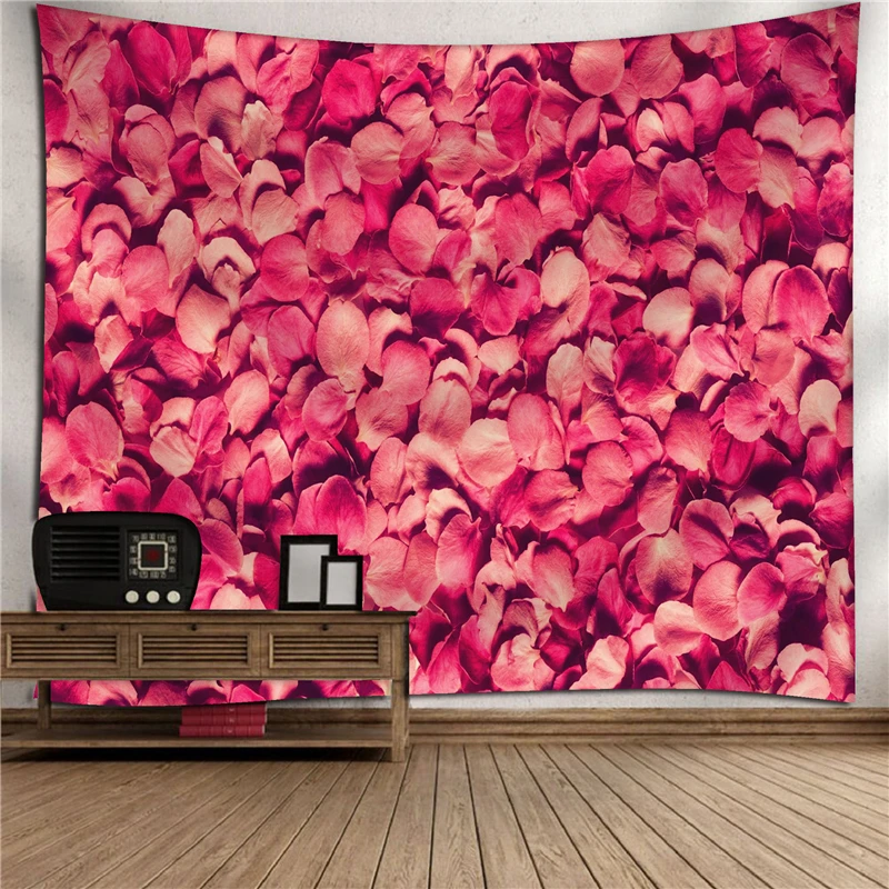 Гобелен 180X230 см с 3d принтом розы, настенное пляжное одеяло для кемпинга, хиппи, свадебной вечеринки, домашний Коврик для йоги