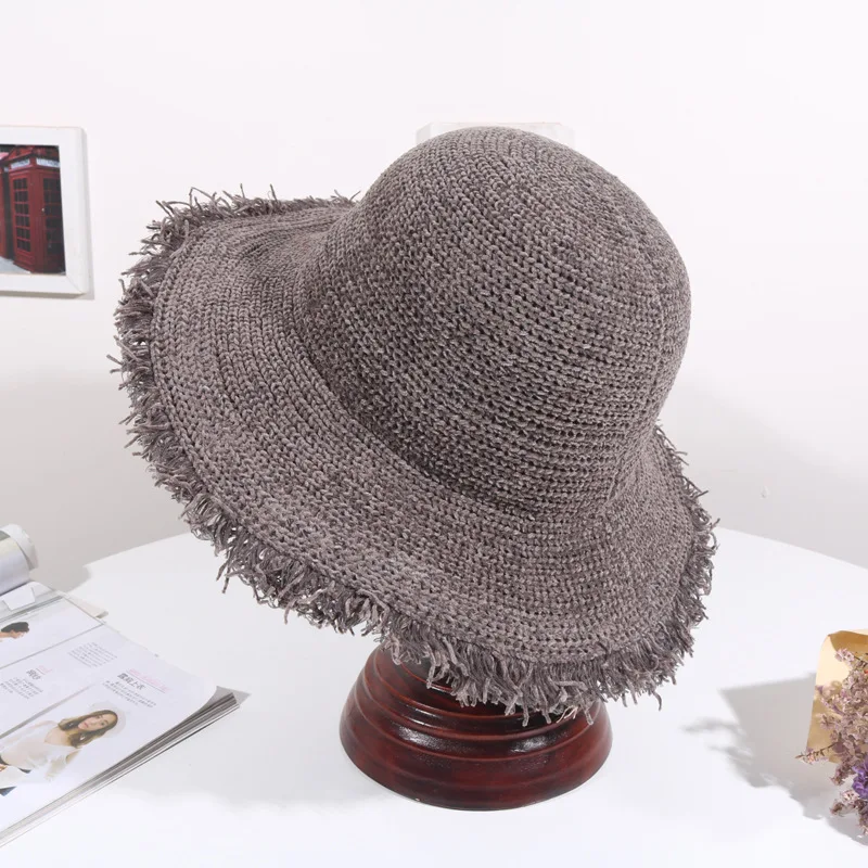 Шикарная Шляпа-ведро из синели; сезон осень-зима; женская универсальная офисная Кепка в Корейском стиле; шляпа-ведро для девочек