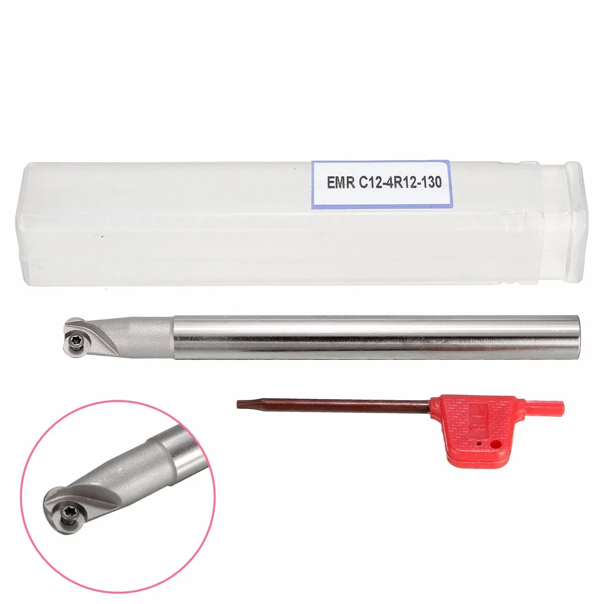 

CNC Boring Bar EMR C12-4R12-130 Lathe Turning Tool Holder 12x130 mm for RPMW0802 / RPMT08T2 Inserts Machine Tool