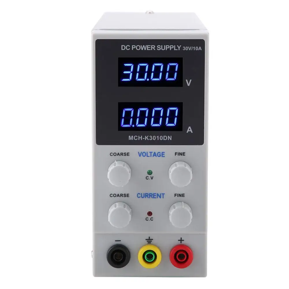

MCH-K3010DN DC Adjustable Power Supply 4LED Regulated 30V/10A Power Supply EU Plug