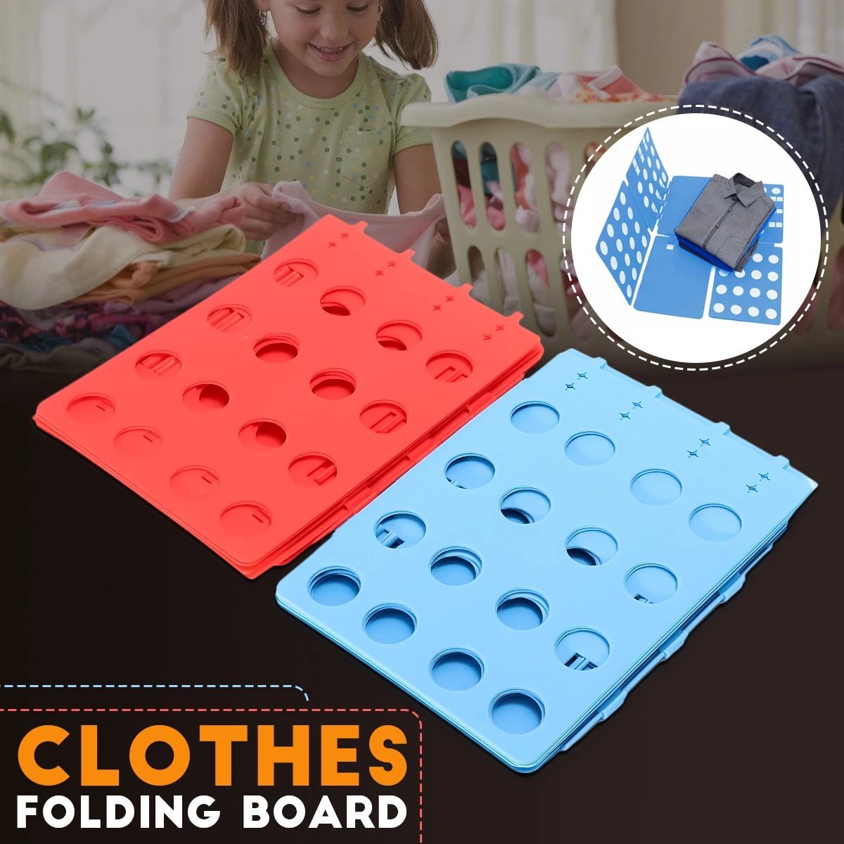 

Adult Size Clothes Folding Board Save Time Multifuncitonal Magic Fast Speed T-Shirt Clothes Easy Fold Organizer 69x56cm