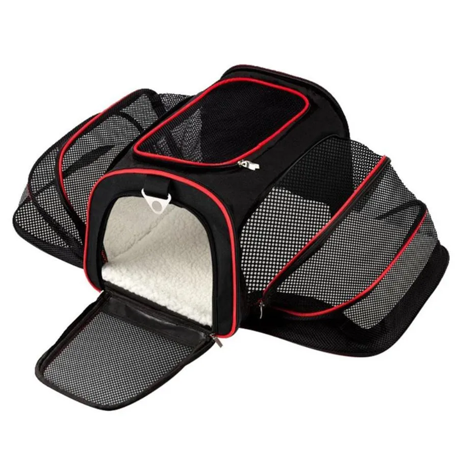 

Multi-functional Folding Pet Puppy Dog Carrier Car Seat Basket Mat Cage Safe Carry Seat Bag Pet Shoulder Bag Carrier
