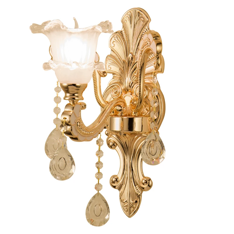 

Coiffeuse Avec Miroir Indoor Lighting Kinkiety Applique Murale Luminaire For Home Aplique Luz Pared Crystal Wall Bedroom Light