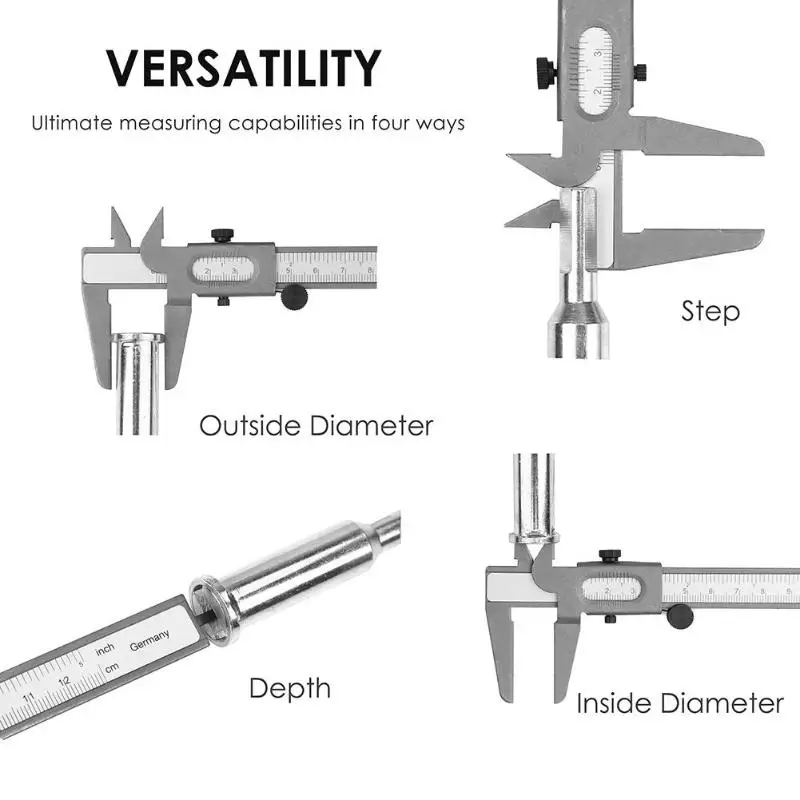 Мини-Высокоточный штангенциркуль, металлический штангенциркуль, микрометр, измерительные инструменты, аксессуары, набор штангенциркулей