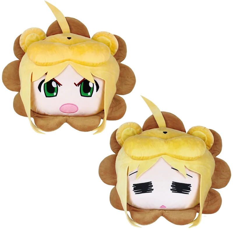 Fate Zero Anime Around Q Version Arthur King Saber Lion Pillow Hand Warm Plush Doll Kid Toy Gift Fate Zero Anime Around Q Version Arthur King Saber Lion Pillow Hand Warm Plush Doll Kid Toy Gift