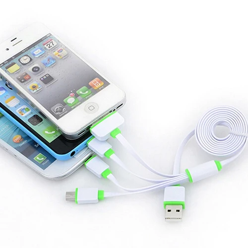 4 في 1 المصغّر usb متعددة الوظائف كابل الشاحن ل فون 4/4 S/5/5 S/5C/ 6 الروبوت