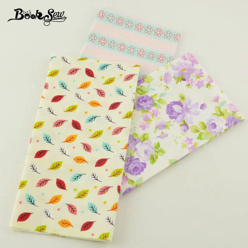 Тканевые шторы Booksew из 100% хлопка 3 шт./партия разные размеры четверть постельного