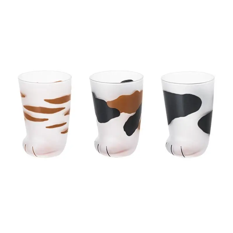

Cat Foot Cup Cute Delicate Matte Process Heat Resistant Glass Fashion Unique Fresh Attractive Fast Transportation