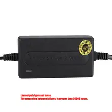 12 В 2A двухпроводной переключатель адаптер питания для системы видеонаблюдения US Plug ABS черный 100-240 В