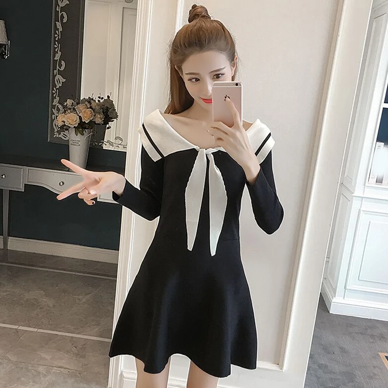 Preppy style 2022 autumn Korean lady temperament pure Preppy style 2022 autumn Korean lady temperament pure