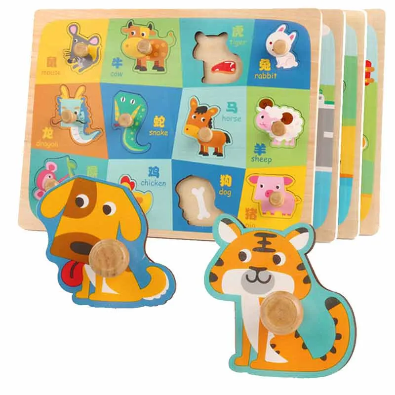 Wooden Toy 3D Puzzle Funny Game For Children Learning Education Wooden toy 3d puzzle funny game for children learning education