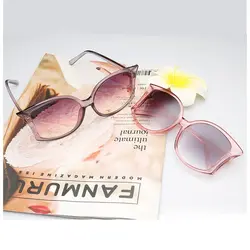 Женские негабаритных очки UV400 для женщин модные, пикантные кошачий глаз солнцезащитные очки для Винтаж бренд большие прозрачные рамки