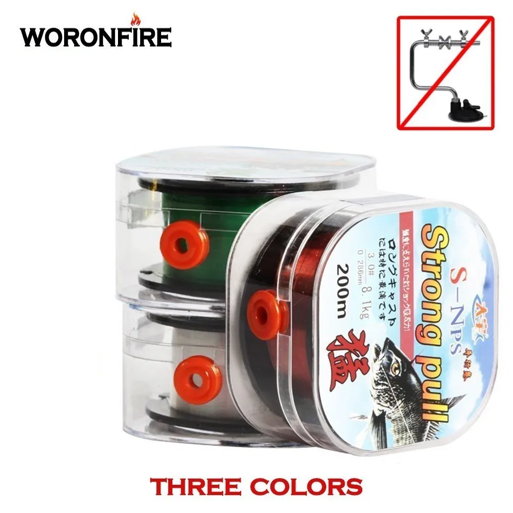 200m Fluorocarbon Coating Fishing Line 0.4#-10# White Green Brown Wear Resistant Stretchable Sinking Carbon Fishing Line 200m Fluorocarbon Coating Fishing Line 0.4#-10# White Green Brown Wear Resistant Stretchable Sinking Carbon Fishing Line