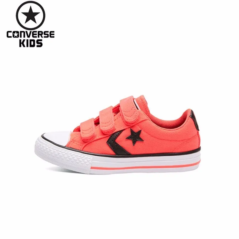

CONVERSE Child Shoes Carton Low Magic Subsidies Canvas Breathable Shoes For Girls #356423C 356424C
